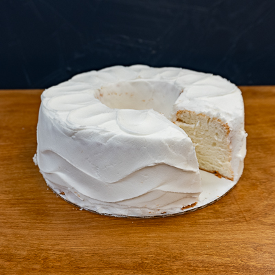 White Angel Food Cake
